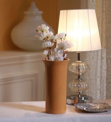 DECARDO Cotton Vase(8 inch, Yellow)
