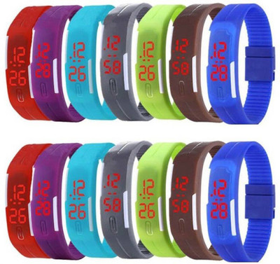 Fashion Gateway Led Magnet Band Wrist Digital Watch (packof14) Digital Band Watch Watch - For Boys & Girls
Fashion Gateway Led Magnet Band Wrist Digital Watch (packof14) Digital Band Watch Watch - For Boys & Girls