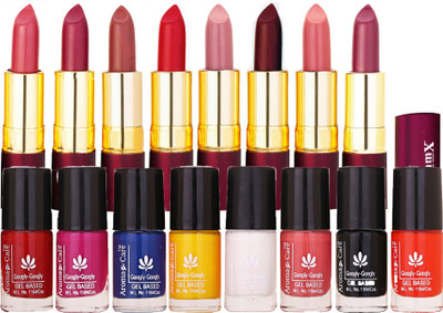 Aroma Care Nail polish set for girls Insta-Dri Collection with Dry Matte Lipstick 8 Pcs(Set of 16)
Aroma Care Nail polish set for girls Insta-Dri Collection with Dry Matte Lipstick 8 Pcs(Set of 16)