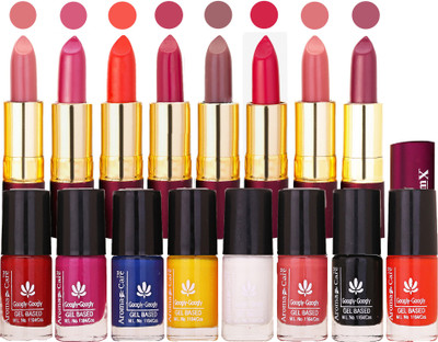 Aroma Care Daily Wear High Quality Nail Polish 8 Vibrant Colors in Cheap Price with Dry Matte Lipstick 8 Pcs(Set of 16)
Aroma Care Daily Wear High Quality Nail Polish 8 Vibrant Colors in Cheap Price with Dry Matte Lipstick 8 Pcs(Set of 16)