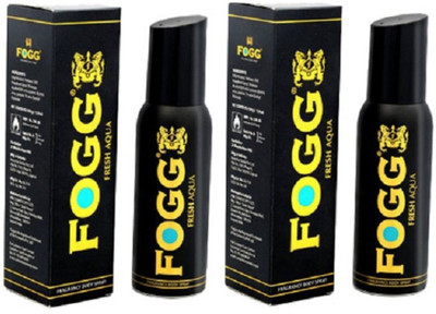 Fogg Black Collection Fresh Aqua (Pack of 2) Deodorant Spray - For Men(120 ml, Pack of 2)
Fogg Black Collection Fresh Aqua (Pack of 2) Deodorant Spray - For Men(120 ml, Pack of 2)