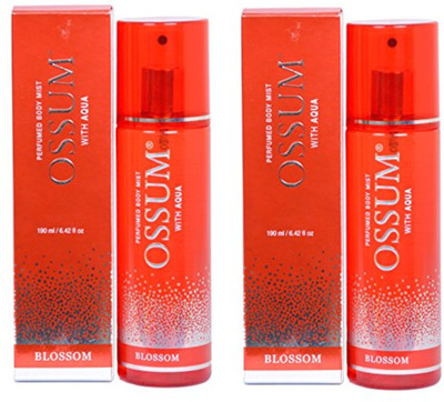 Ossum Blossom (Pack of 2) Body Mist - For Men(190 ml, Pack of 2)