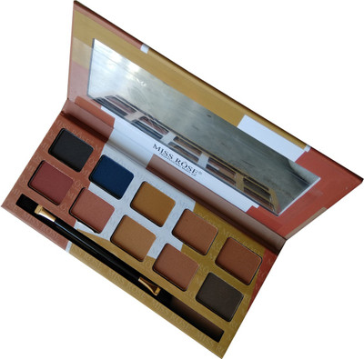 Miss Rose Professional Makeup EyeShadow Palletes Bare03 5 g(Brown)