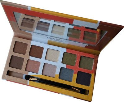 Miss Rose Professional Makeup EyeShadow Palletes Bare01 5 g(Brown)