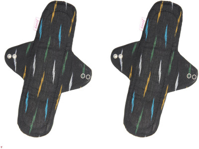 Femy Washable & Reusable Cloth Pad - Ikkat Black Combo Of 2 Sanitary Pad(Pack of 2)
Femy Washable & Reusable Cloth Pad - Ikkat Black Combo Of 2 Sanitary Pad(Pack of 2)
