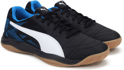 Puma Veloz Indoor III Indoor Shoes For Men(Black, Puma black-puma white-blue danube
Puma Veloz Indoor III Indoor Shoes For Men(Black, Puma black-puma white-blue danube