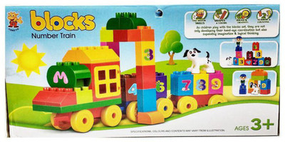 Suvesa Toy Block Number train(Multicolor)
