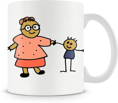 Capturing Happiness MGS013 Ceramic Mug(400 ml), Multicolor