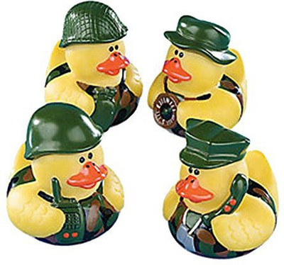 Fun Express Camouflage Rubber Ducks Bath Toy(Multicolor) 
Fun Express Camouflage Rubber Ducks Bath Toy(Multicolor)