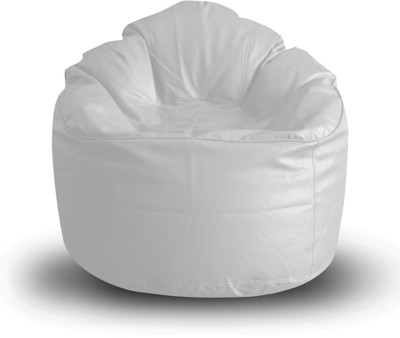 Home Story XXXL Bean Bag Cover (Without Beans)(White)