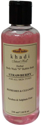 Khadi Natural Herbs Strawberry body wash & Bubble Bath (Paraben & sulphate Free)(210 ml)
Khadi Natural Herbs Strawberry body wash & Bubble Bath (Paraben & sulphate Free)(210 ml)