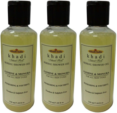 Khadi Natural Herbs Jasmine & Mogra Shower Gel (Paraben & Sulphate Free)(630 ml, Pack of 3)
Khadi Natural Herbs Jasmine & Mogra Shower Gel (Paraben & Sulphate Free)(630 ml, Pack of 3)