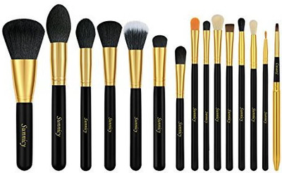 Sunnicy Cosmetics Foundation Blending Blush Brush Eyeliner Face Powder Makeup Brush Kit - Gold(Pack of 15)
Sunnicy Cosmetics Foundation Blending Blush Brush Eyeliner Face Powder Makeup Brush Kit - Gold(Pack of 15)