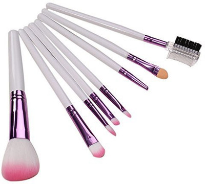 Xaestival Professional Cosmetic Makeup Brush Set With Pink Case(Pack of 8)