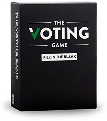 The Voting Game - Fill In The Blank Expansion(Multicolor)
The Voting Game - Fill In The Blank Expansion(Multicolor)