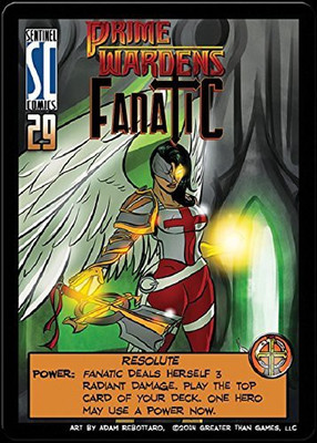 Greater Than Games Sentinels Of The Multiverse : Prime Warden Hero Expansion Promo - Prime Warden Fanatic(Multicolor)
Greater Than Games Sentinels Of The Multiverse : Prime Warden Hero Expansion Promo - Prime Warden Fanatic(Multicolor)