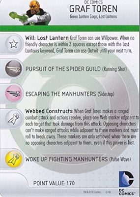 WizKids Heroclix Dc War Of Light #027 Graf Toren Figure Complete With Character Card By(Multicolor)
WizKids Heroclix Dc War Of Light #027 Graf Toren Figure Complete With Character Card By(Multicolor)
