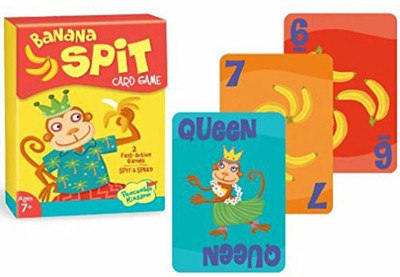 Peaceable Kingdom Banana Spit Card Game(Multicolor)