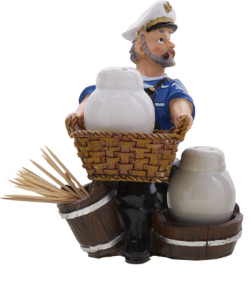 EZ Life Sailor Salt Pepper Shakers Resin - Blue & White Salt & Pepper Set(Stoneware)
EZ Life Sailor Salt Pepper Shakers Resin - Blue & White Salt & Pepper Set(Stoneware)