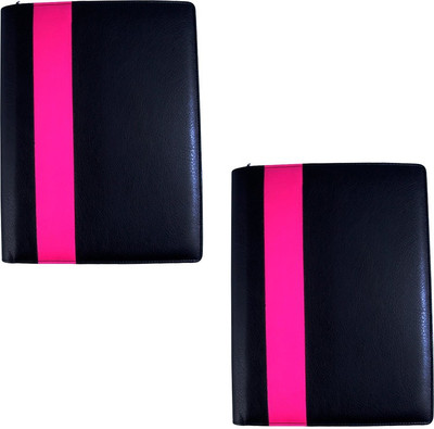 COI Faux Leather Stylish Black & Pink Document Folder / File Folder(Set Of 2, Black, Pink)
COI Faux Leather Stylish Black & Pink Document Folder / File Folder(Set Of 2, Black, Pink)
