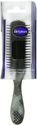 Denman D14 5 Row Pocket Styler Hair Brush With Snake Skin Handle, Python