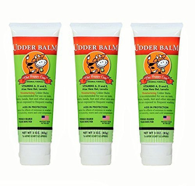 Udder Balm The Happy Cow Moisturizing - Tube (3 Pack)(85.02 g)