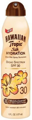Hawaiian Tropic Sunscreen Silk Hydration Moisturizing Broad Spectrum Sun Care Sunscreen Spray - Spf 30(177 ml)
Hawaiian Tropic Sunscreen Silk Hydration Moisturizing Broad Spectrum Sun Care Sunscreen Spray - Spf 30(177 ml)