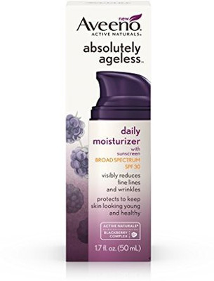 Aveeno Absolutely Ageless Daily Moisturizer With Sunscreen Broad Spectrum Spf 30(50 ml)
Aveeno Absolutely Ageless Daily Moisturizer With Sunscreen Broad Spectrum Spf 30(50 ml)