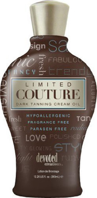 Devoted Creations Limited Couture Hypoallergenic Paraben Free Dark Tanning Creme Oil 1(360 ml)
Devoted Creations Limited Couture Hypoallergenic Paraben Free Dark Tanning Creme Oil 1(360 ml)