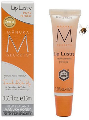Manuka Secrets Lip Lustre Moisturizing Cream With Umf 18 Manuka Honey And Apricot Oil(15 ml)
Manuka Secrets Lip Lustre Moisturizing Cream With Umf 18 Manuka Honey And Apricot Oil(15 ml)