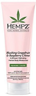 Hempz In-shower Hydrating Herbal Body Moisturizer Light Pink Blushing Grapefruit/raspberry Creme(250 ml)
Hempz In-shower Hydrating Herbal Body Moisturizer Light Pink Blushing Grapefruit/raspberry Creme(250 ml)