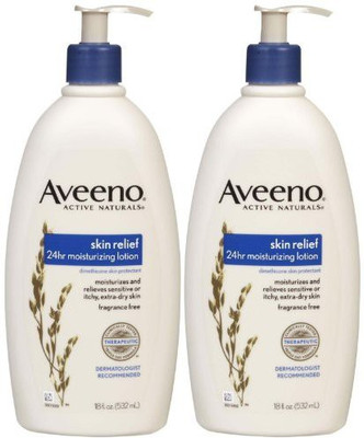 Aveeno Skin Relief Moisturizing Lotion - Fragrance Free - 2 Pk(532 ml)