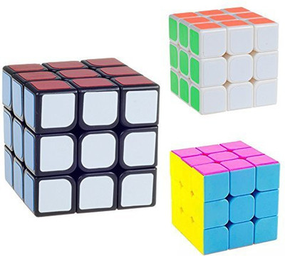 D-Fantix Yj Guanlong Speed Cube Set 3X3 Puzzle Cube Bundle Pack Of 3(1 Pieces)