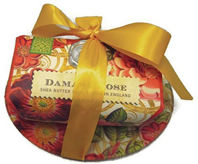 Michel Design Works Hand Made Artisan Bath Soap Bar Triple-milled Damask Rose And Plate(206.882 g)
Michel Design Works Hand Made Artisan Bath Soap Bar Triple-milled Damask Rose And Plate(206.882 g)