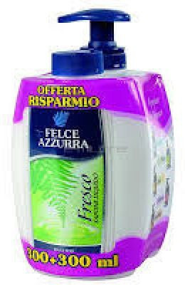Felce Azzurra Paglieri: " " Liquid Soap, "fresco" For Sensitive Skin, Measuring Cap(300 ml)
Felce Azzurra Paglieri: " " Liquid Soap, "fresco" For Sensitive Skin, Measuring Cap(300 ml)