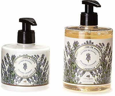 Panier Des Sens Lavender Liquid Marseille Soap And Hand And Body Lotion Set(478.946 g)