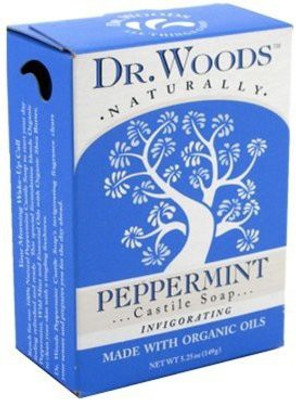 Dr. Woods Naturals Castile Bar Soap Peppermint - Pack Of 6(148.785 g, Pack of 6)