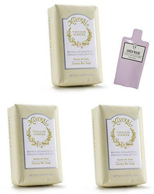 Mistral Soap Womens Organic 3 Pack, Verbena(198.38 g, Pack of 3)
Mistral Soap Womens Organic 3 Pack, Verbena(198.38 g, Pack of 3)