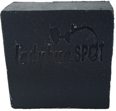 Ladybug Spot Charcoal Natural Handmade Soap For Acne Pimples(141.7 g)