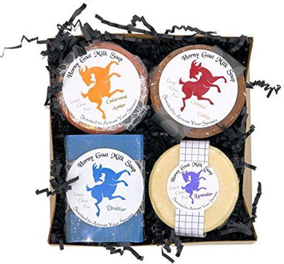 Nnw Bath & Body Horny Goat Milk Hand Made Soaps - 4 Bar Gift Set(100 g, Pack of 4)
Nnw Bath & Body Horny Goat Milk Hand Made Soaps - 4 Bar Gift Set(100 g, Pack of 4)