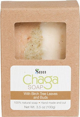Sayan Siberian Chaga Mushroom Soap With Birch Tree Leaves And Buds - All Natural And Hand Made(99.19 g)
Sayan Siberian Chaga Mushroom Soap With Birch Tree Leaves And Buds - All Natural And Hand Made(99.19 g)