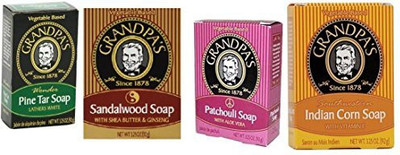 Grandpa's Brands 4 Bar Soap Piece Set(100 g, Pack of 4)