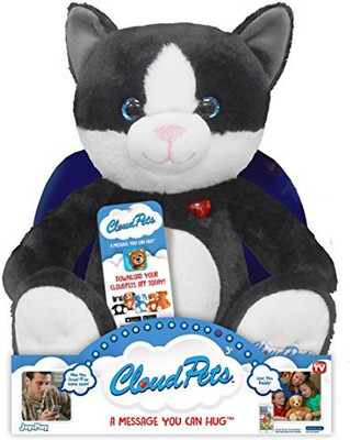 CloudPets 12In Talking Kitty The Adorable Pet(Black)