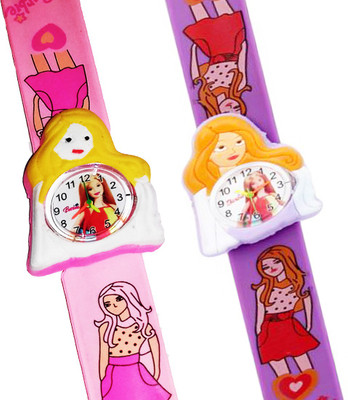 Fashion Gateway Pink and Purple Barbie kids watch (pack of 2) Barbie Watch - For Girls
Fashion Gateway Pink and Purple Barbie kids watch (pack of 2) Barbie Watch - For Girls