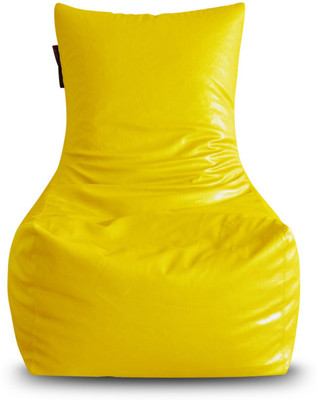 Home Story XXXL Bean Bag Cover (Without Beans)(Yellow)