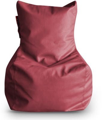 Home Story Large Bean Bag Cover (Without Beans)(Maroon)