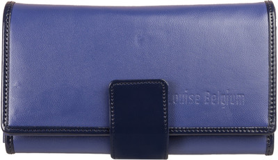 Louise Belgium Casual Blue Clutch