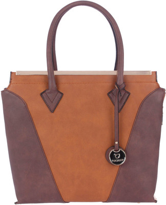 Fur Jaden Hand-held Bag(Tan, Grey), Grey;tan