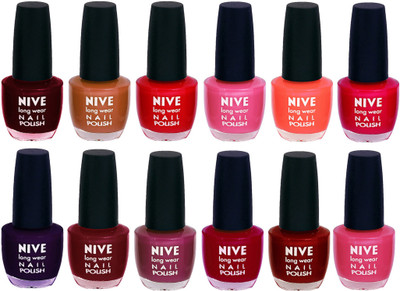 Nive Colour Blast Nail Lacquer (Set of 12 Nail Polish) 1105201709 Multicolor(Pack of 12)
Nive Colour Blast Nail Lacquer (Set of 12 Nail Polish) 1105201709 Multicolor(Pack of 12)