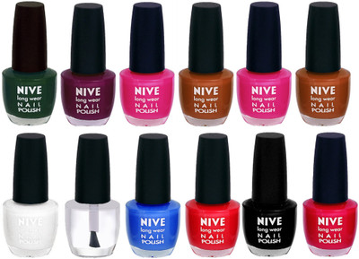Nive Colour Blast Nail Lacquer (Set of 12 Nail Polish) 1105201738 Multicolor(Pack of 12)
Nive Colour Blast Nail Lacquer (Set of 12 Nail Polish) 1105201738 Multicolor(Pack of 12)